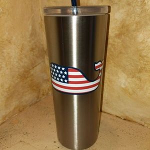 VINEYARD VINES For Target Flag Whale Lid Tumbler